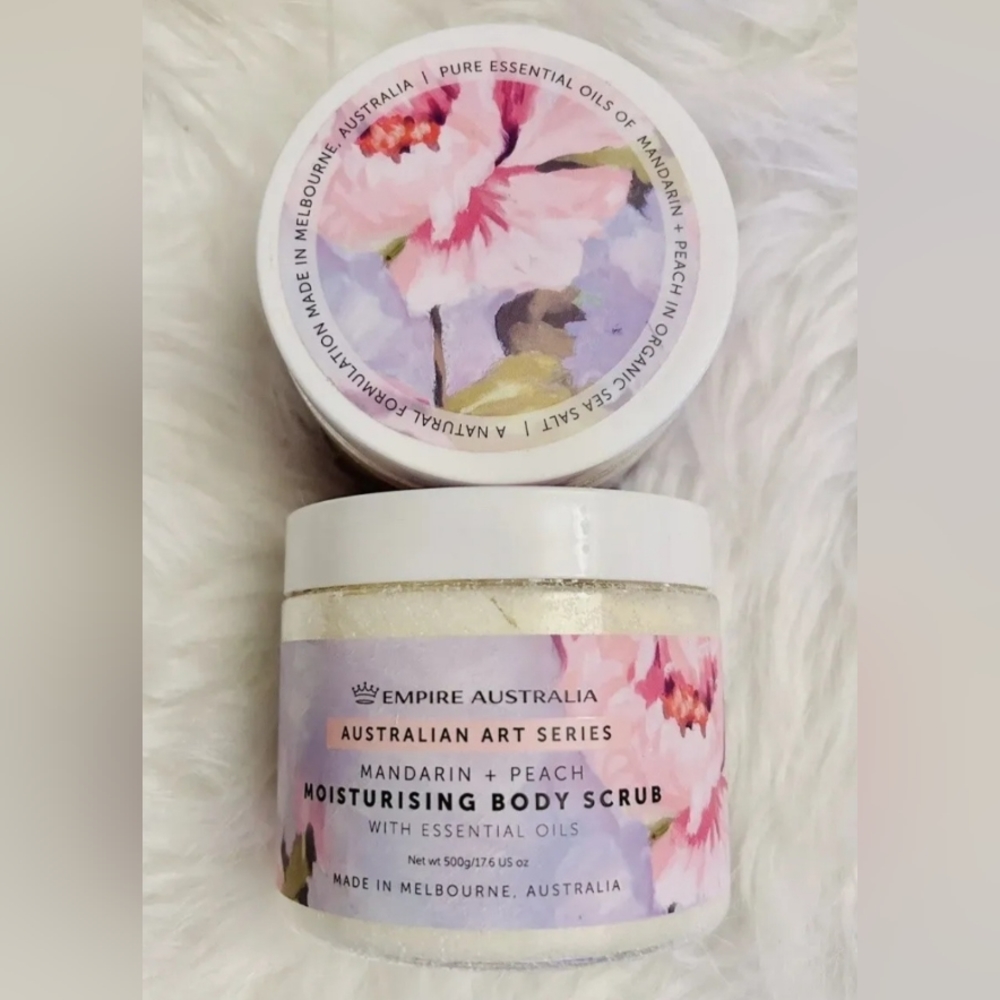 Empire Australia Moisturizing Body Scrub Mandarin & Peach 1 Pc 17.6 fl.oz